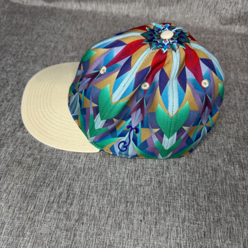 Grassroots California 420 Limited Edition Fitted Hat 7 1/4 Geometric Multicolor